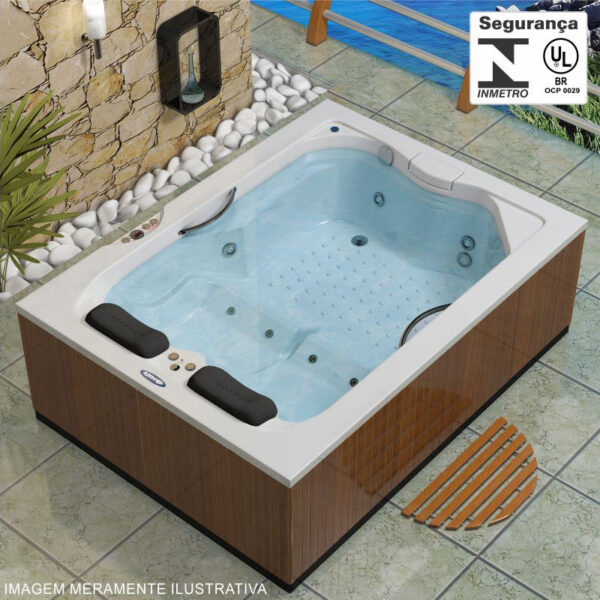 Banheira de hidromassagem Isleta ambiente Albacete - Triton Piscinas